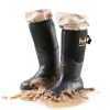 HUNTHOR Steel Toe Rain Boots Mens Insulated-4