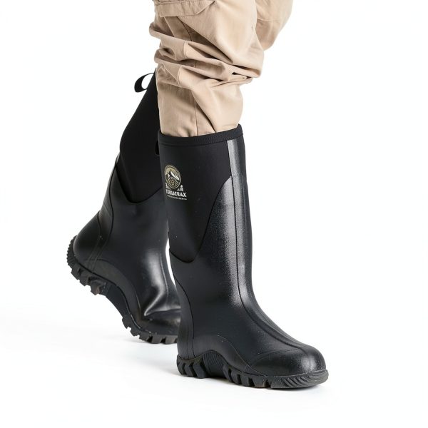 TerraTrax Waterproof Men's Rain Boots-4