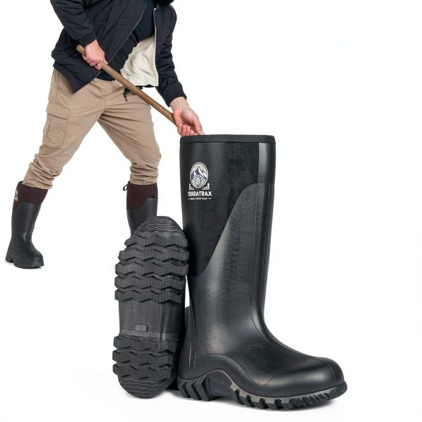 TerraTrax Waterproof Men's Rain Boots-1