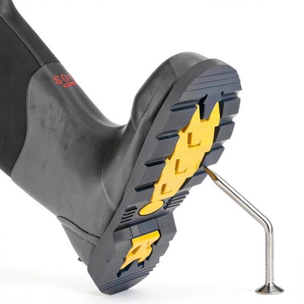 HUNTHOR Steel Toe Rain Boots Mens Insulated-3