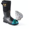 HUNTHOR Steel Toe Rain Boots Mens Insulated-1
