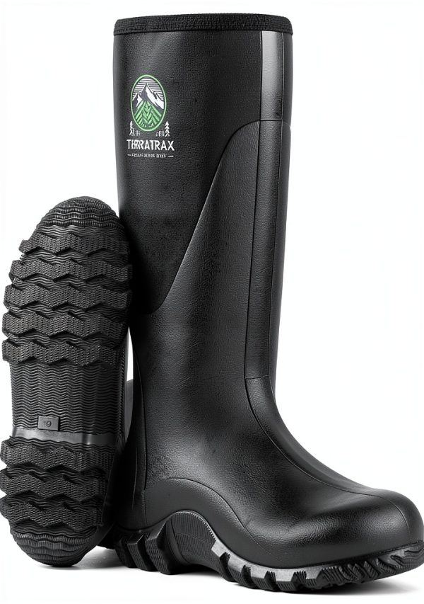 TerraTrax Waterproof Men's Rain Boots-0