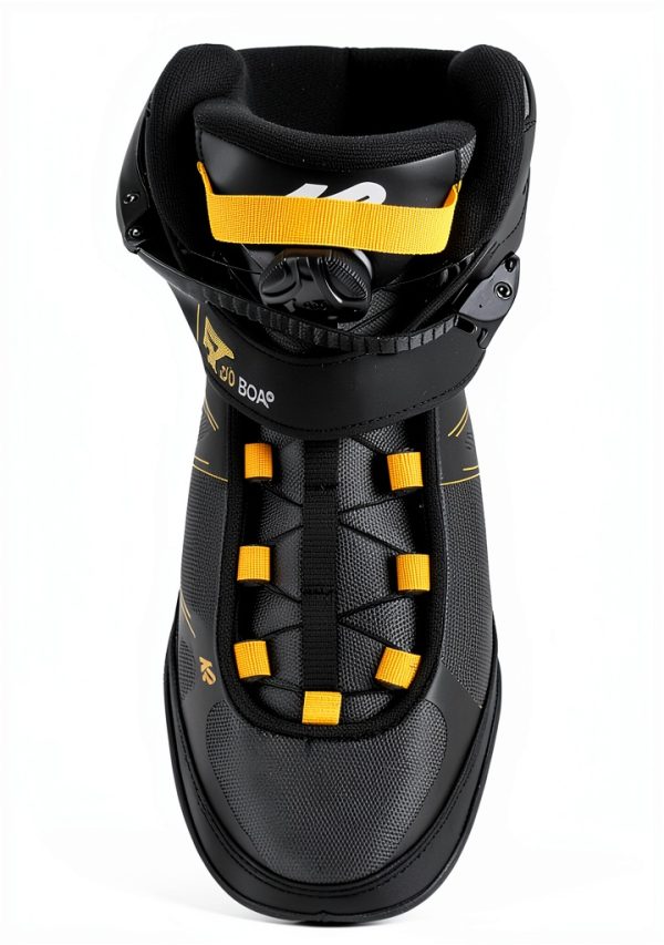 K2 F.I.T. 80 Boa Inline Skates Mens Gray Mustard Aluminum-3