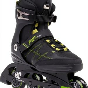 K2 Speed Inline Skates Black Olive 80mm Pro-0