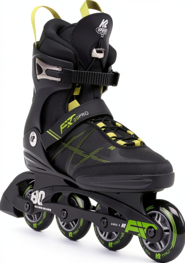 K2 Speed Inline Skates Black Olive 80mm Pro-0
