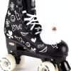 Epic Skates Luv Quad Skates Black White 58mm-3