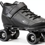 Pacer Kids Speed Roller Skates Black Nylon 65mm-0