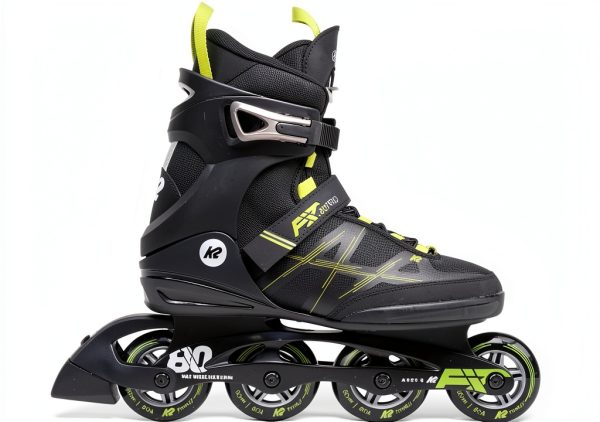 K2 Speed Inline Skates Black Olive 80mm Pro-1