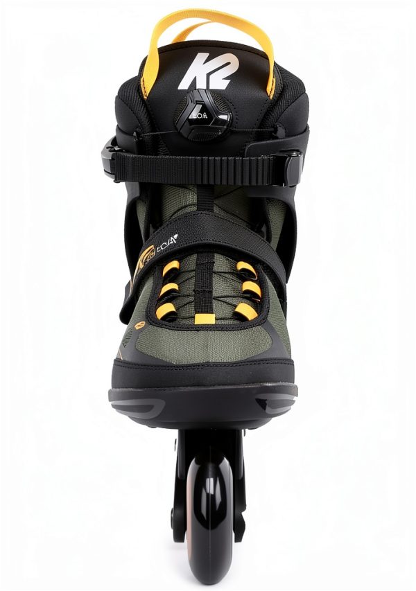 K2 F.I.T. 80 Boa Inline Skates Mens Gray Mustard Aluminum-1