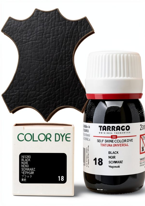 Tarrago Leather Dye Black 18 25ml Kit Premium Shoe & Bag Color Reviver-1