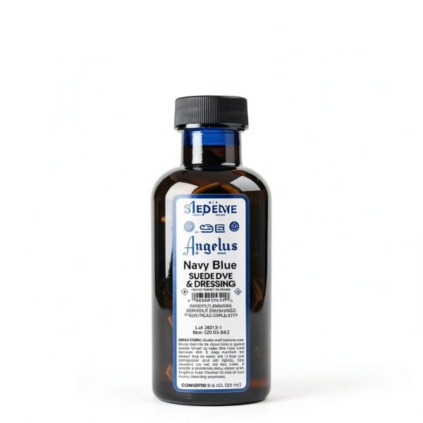Angelus Suede Dye Navy Blue 3oz Liquid Leather Color Restorer-2