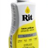 Rit DyeMore Synthetic Fiber Dye Neon Yellow 8 oz Liquid Fabric Dye-0