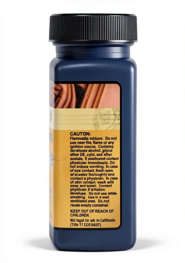 Fiebings Dark Brown Leather Dye 4 oz Liquid Colorfast Professional-1