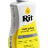Rit DyeMore Synthetic Fiber Dye Neon Yellow 8 oz Liquid Fabric Dye-8