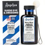 Angelus Suede Dye Navy Blue 3oz Liquid Leather Color Restorer-0