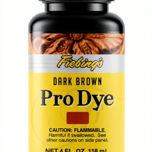 Fiebings Dark Brown Leather Dye 4 oz Liquid Colorfast Professional-0