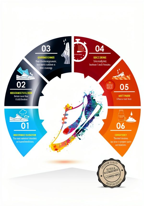 Tarrago Sneakers Paint High Coverage Acrylic Matte Finish Quick Dry-3