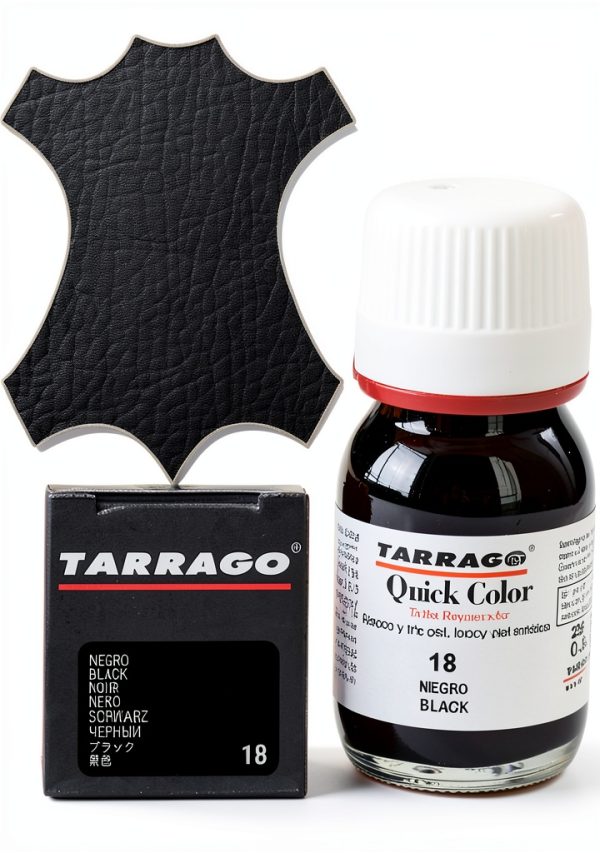 Tarrago Quick Color Dye Leather Shoe Dye Black 18 1oz-6