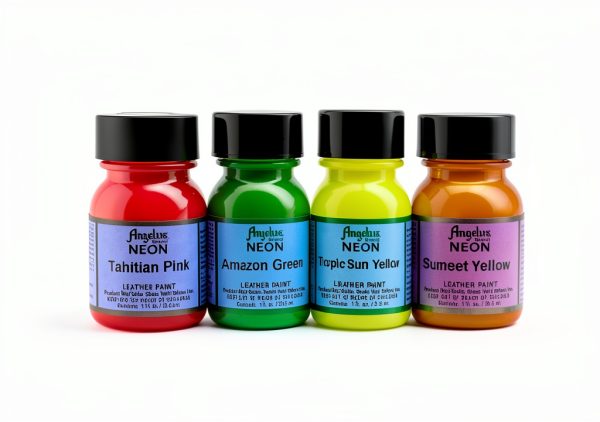 Angelus Sunset Yellow Acrylic Leather Paint 4oz Crack Resistant-6