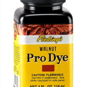 Fiebing's Walnut Leather Dye 4 oz Colorfast Finish for Veg Leather-0