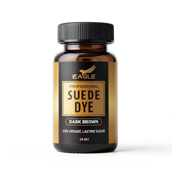 Dark Brown Suede Dye for Shoes, Boots, & Accessories – Permanent Suede Color Restorer with Built-in Applicator – Shoe Dye for Touch-Ups, Customization & Repairs – 3 fl oz-1