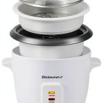 Elite Gourmet Rice Cooker ERC-006NST 6-Cup White Non‑Stick Cooker-0