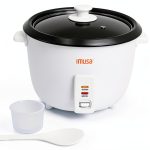 Electric Nonstick Rice Cooker by Imusa GAU-00013 8 Cup White-0