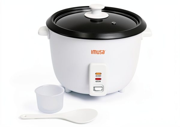 Electric Nonstick Rice Cooker by Imusa GAU-00013 8 Cup White-0