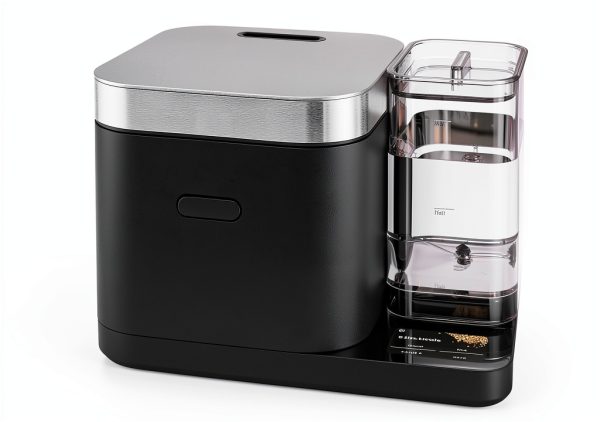 KitchenAid Grain and Rice Cooker 8 Cup with Automatically Sensing Integrated Scale + Water Tank, KGC3155, Black Matte-0