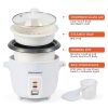 Elite Gourmet Rice Cooker ERC-006NST 6-Cup White Non‑Stick Cooker-2
