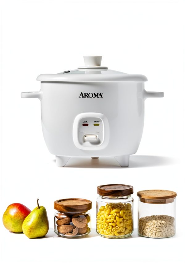 AROMA CoreCoat Pot-Style Rice Cooker with One-Touch Control and Non-Stick Ceramic Coating (6 Cups Cooked, 3 Cups Uncooked)-6