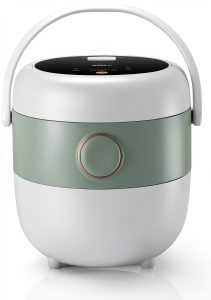Rice Cooker Bar 3-Cup Cooker with 3D Heating, PFAS-Free Light Green-0