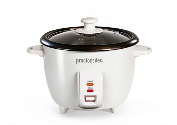 Proctor Silex Rice Cooker & Food Steamer 10 Cups White 37533G-7