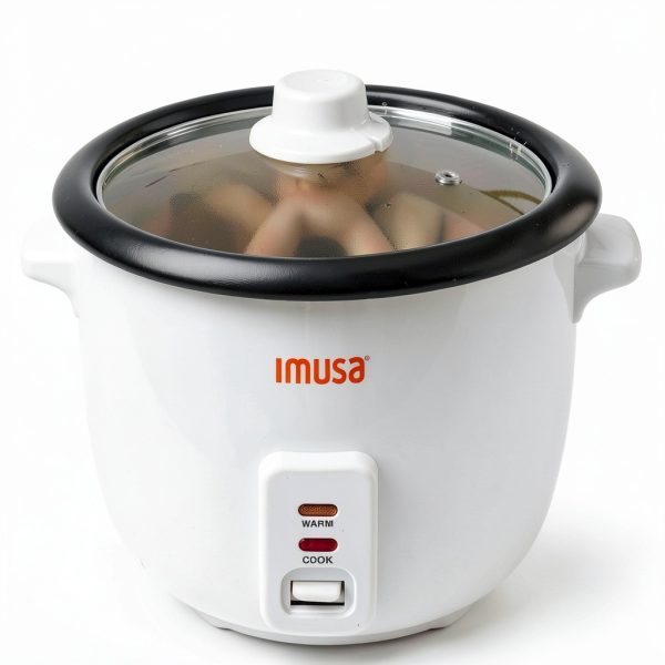 IMUSA USA GAU-00012 Electric NonStick Rice Cooker 5-Cup (Uncooked) 10-Cup (Cooked), White-4