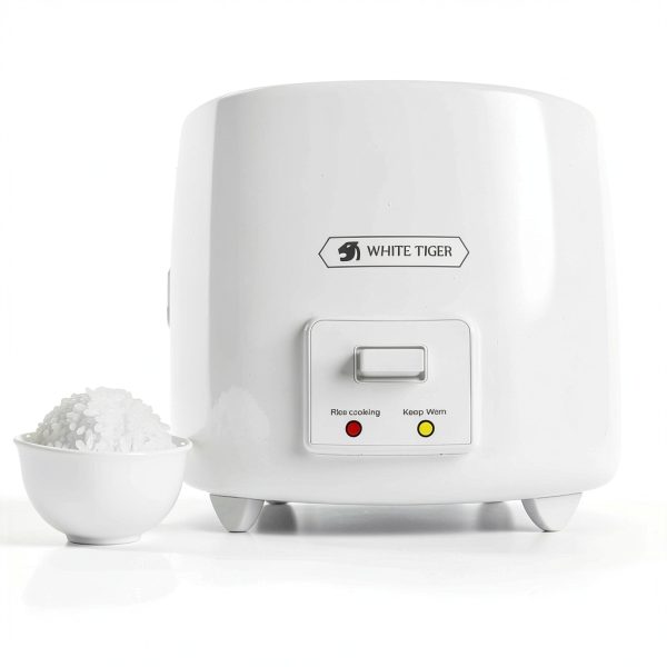 Mini Rice Cooker White Tiger 1L Portable Steamer with Keep Warm-4