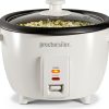 Proctor Silex Rice Cooker & Food Steamer 10 Cups White 37533G-0
