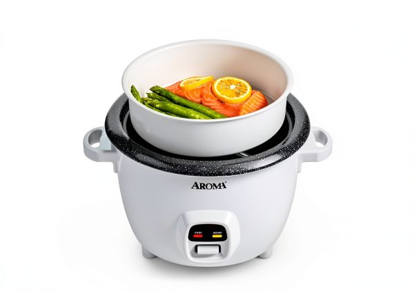 AROMA 20‑Cup 5Qt Rice Cooker with Bonded Granite Pot & Keep‑Warm-2