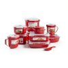 Sistema Microwave Rice Cooker 2.6L Red Plastic Kitchen Appliance Set-6