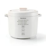 Narcissus 3.5-Cup Rice Cooker for 1-3 People White HS-MU180-0