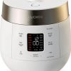 CUCKOO Twin Pressure Rice Cooker 6-Cup Uncooked / 12-Cup Cooked with Nonstick Inner Pot, Versatile Rice Maker & Warmer with 16 Menu Options, Open Cooking Mode, Voice Guide, White (CRP-ST0609FW)-0