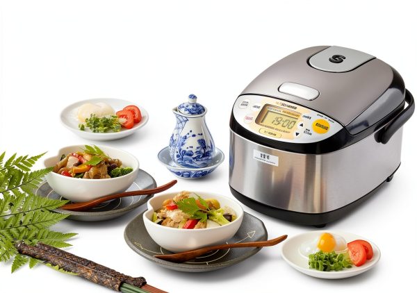 Zojirushi NP-GBC05XT Induction Heating Rice Cooker 0.54L Dark Brown-1