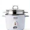 Aroma Housewares 14-Cup (Cooked) / 3Qt. Select Stainless Pot-Style Rice Cooker, & Food Steamer, One-Touch Operation, Automatic Keep Warm Mode, White (ARC-757-1SG)-6