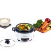 BLACK+DECKER Rice Cooker 6-Cup (Cooked) with Steaming Basket, Removable Non-Stick Bowl, White-7