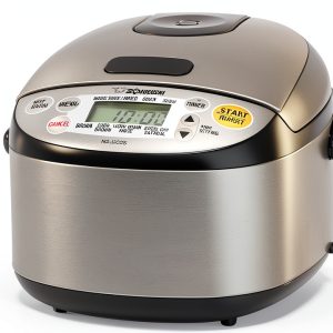 Zojirushi Micom 3-Cup Rice Cooker Stainless Steel Compact-0
