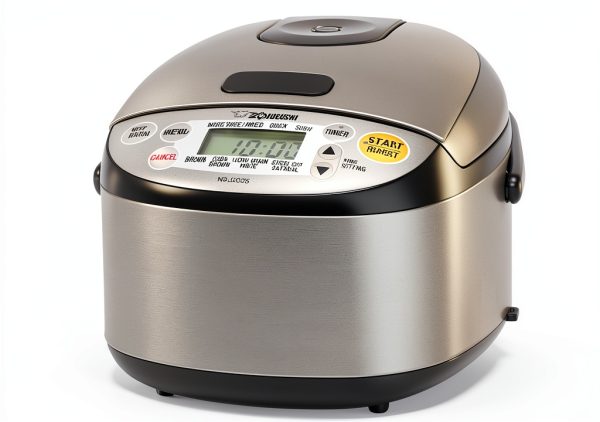 Zojirushi Micom 3-Cup Rice Cooker Stainless Steel Compact-0